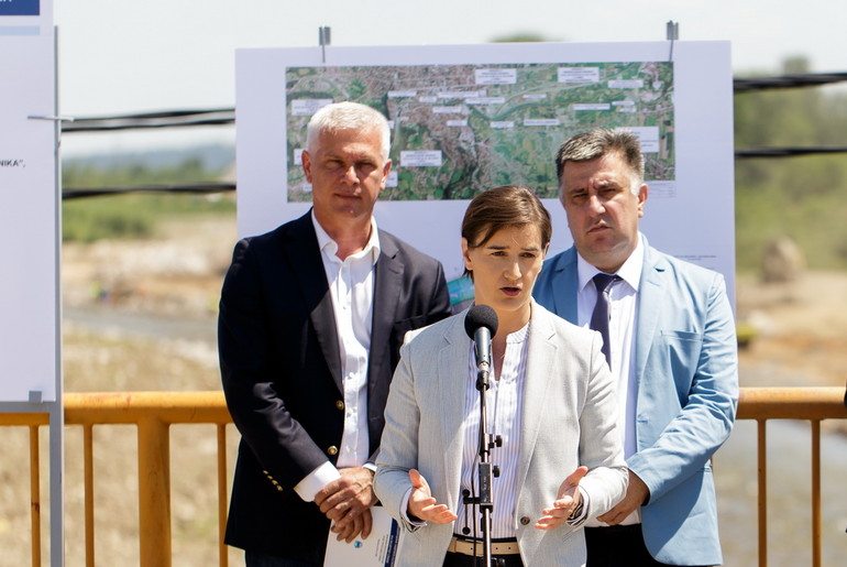 Ana Brnabić u Valjevu (foto: Đorđe Đoković)