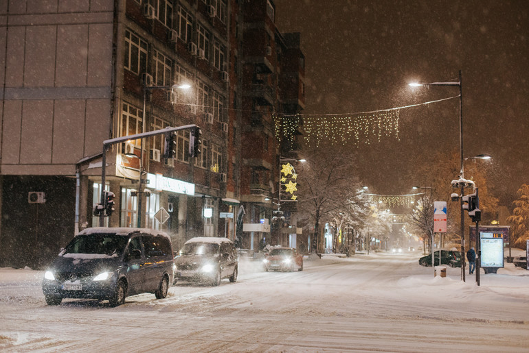Karađorđeva, 10. januar oko 23h (foto: Đorđe Đoković)