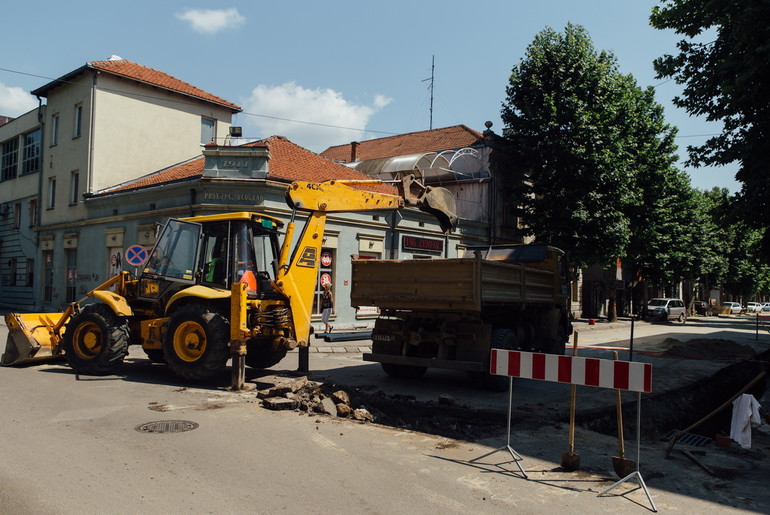 Radovi u Ulici Vuka Karadžića (foto: Đorđe Đoković)