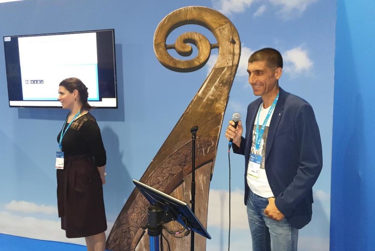 Mihailo Mirković na Kongresu u Oslu (foto: www.obvaljevo.rs)