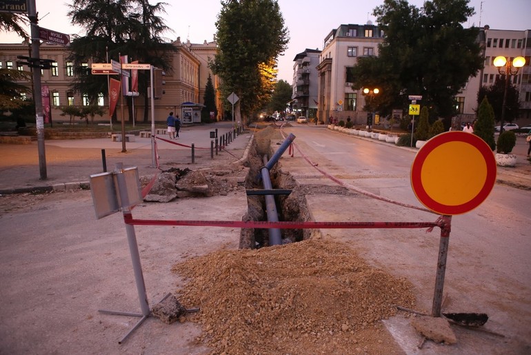 Radovi u Ulici Vuka Karadžića (foto: Đorđe Đoković)