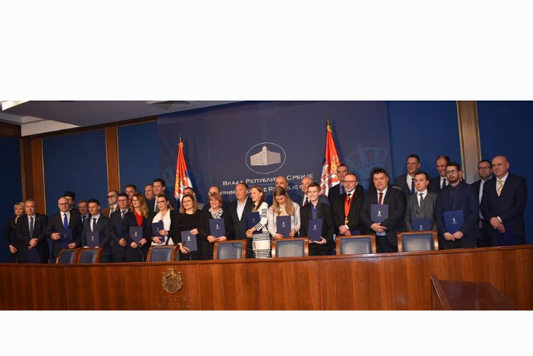 Dobitnici Svetosavske nagrade (foto: Ministarstvo prosvete, nauke i tehnološkog razvoja)