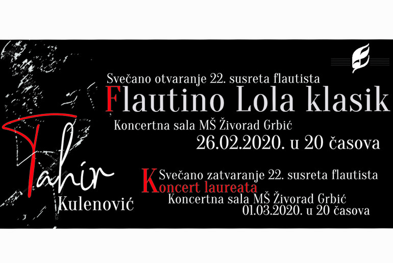 Susreti flautista Tahir Kulenović (foto: www.muzika.edu.rs)