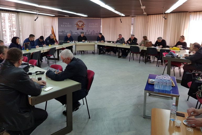 Sednica Štaba za vanredne situacije Valjeva (foto: www.valjevo.rs)