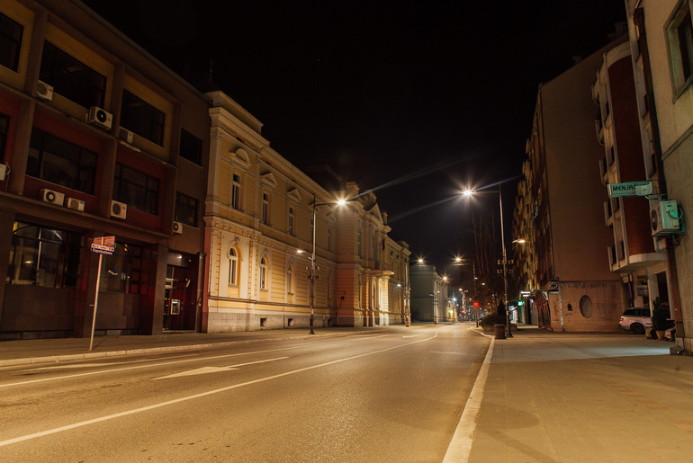 Valjevo u vreme vanrednog stanja (foto: Đorđe Đoković)