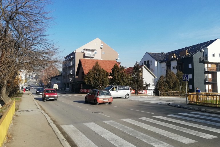 Raskrsnica Sinđelićeve i Pasterove (foto: Kolubarske.rs)