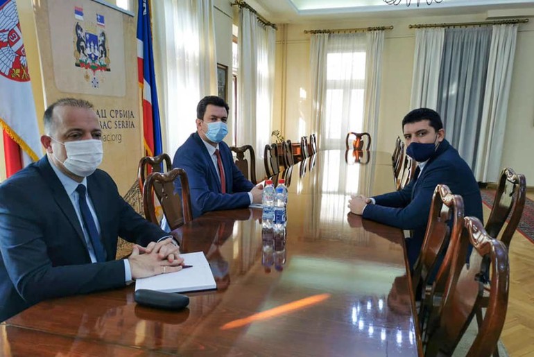Gojković u poseti GU Šabac (foto: www.sabac.rs)