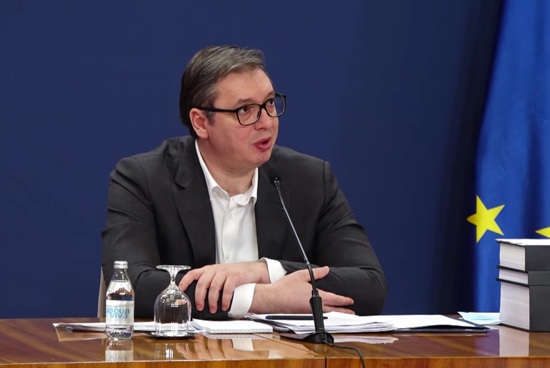 Aleksandar Vučić (foto: printskrin RTS)