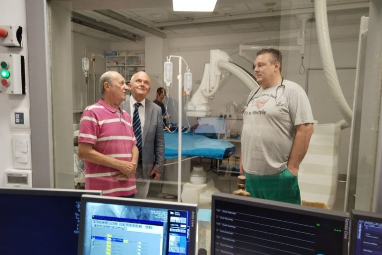 Ugradnja nove angio sale (foto: Zdravstveni centar)